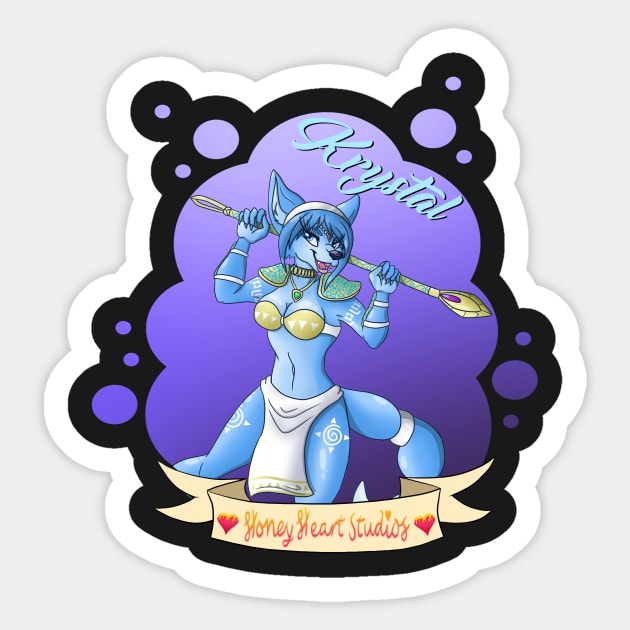 Krystal Sticker by HoneyHeartStudios